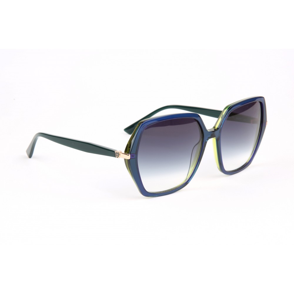 Bulget Γυναικεία ηλίου κοκάλινα τετράγωνα Γαλάζιο/Πράσινο με χρυσή λεπτομέρεια 9246 Η01 Γυαλιά ηλίου