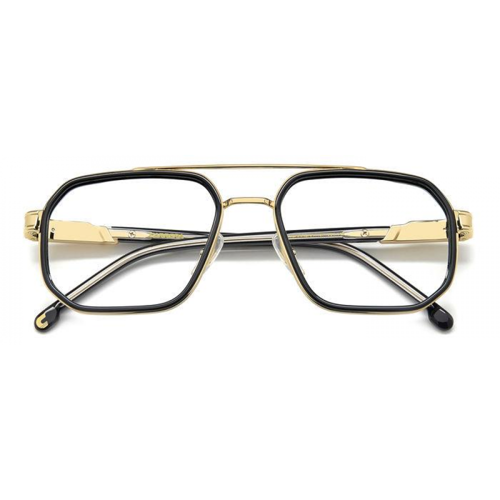CARRERA Γυαλιά οράσεως πιλοτικά πολυγωνικά με μαύρο, χρυσό σκελετό 1137 Γυαλιά οράσεως