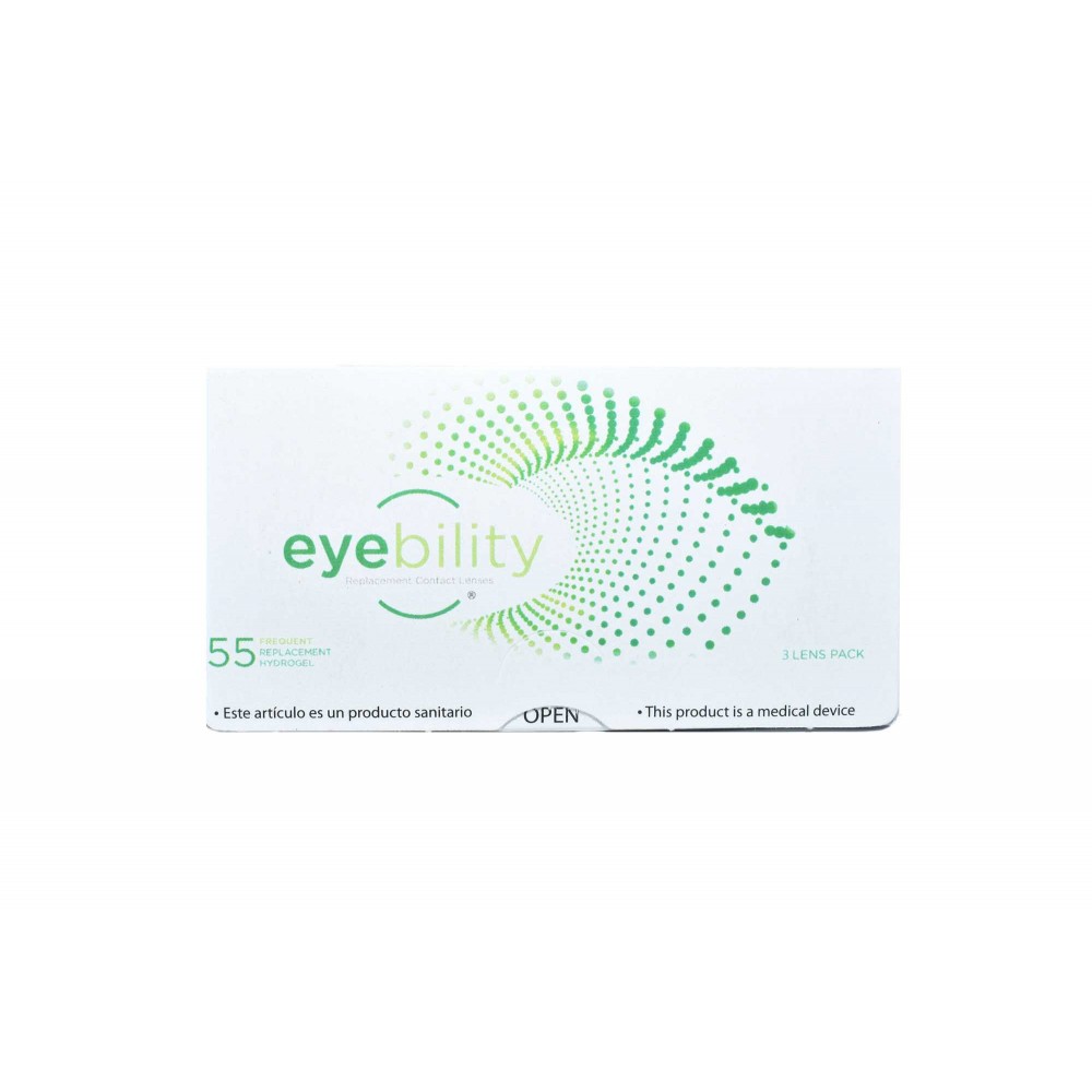 Eyebility Green 55 3pack Φακοί επαφής 