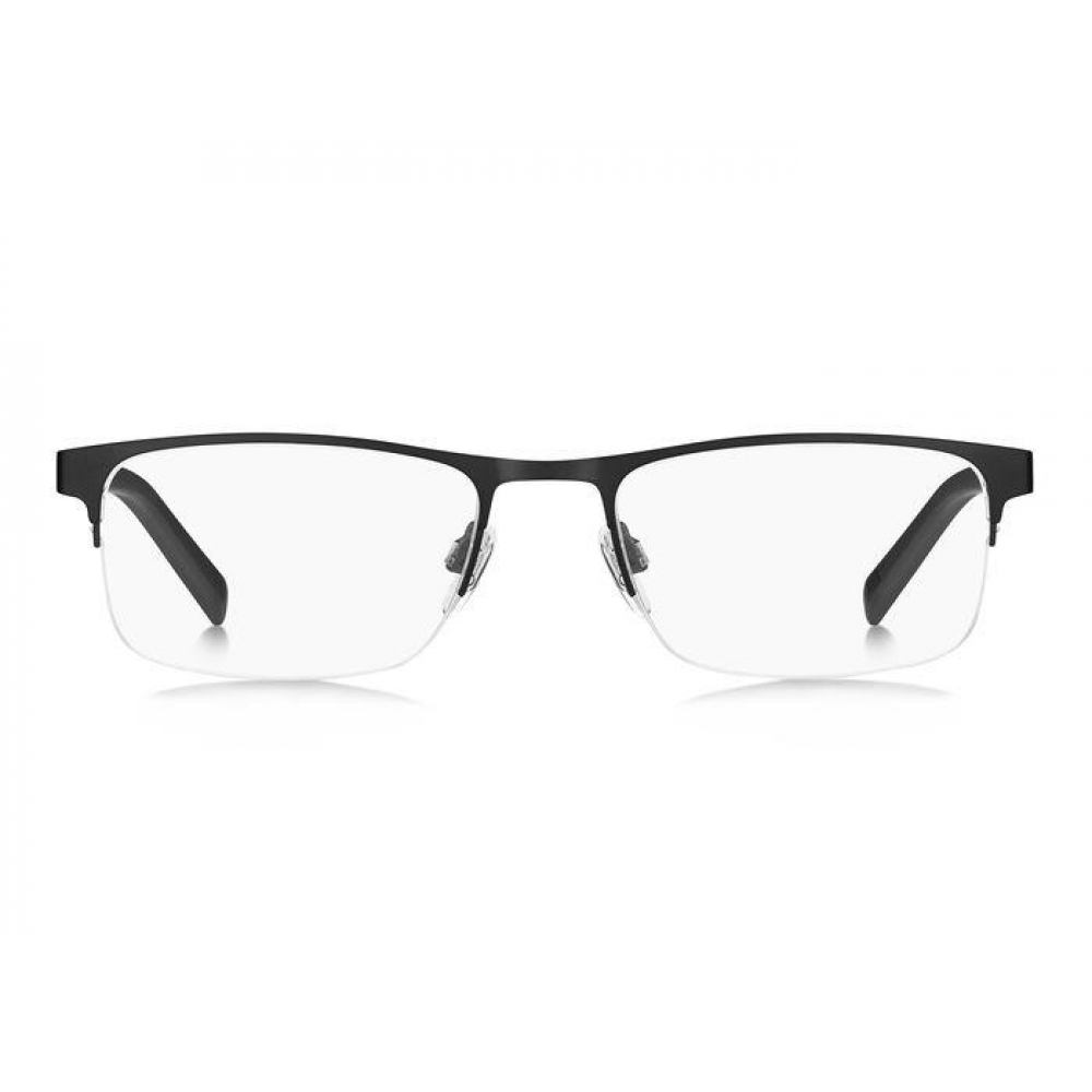 Tommy Hilfiger Αντρικά γυαλιά οράσεως μεταλλικά Μαύρα με ημι-πλαίσιο TH 2083 Γυαλιά οράσεως