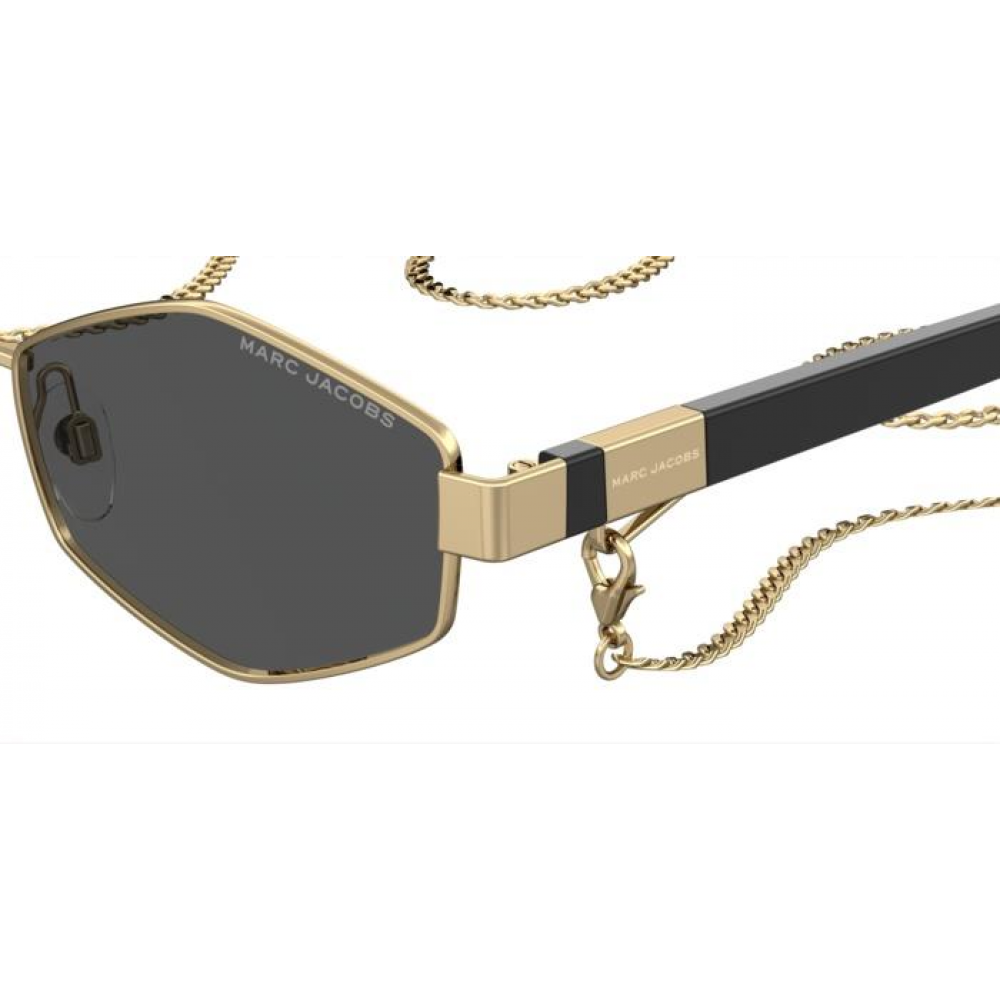 MARC JACOBS Γυναικεία μεταλλικά χρυσά Πολυγωνικά 496/S Γυαλιά ηλίου