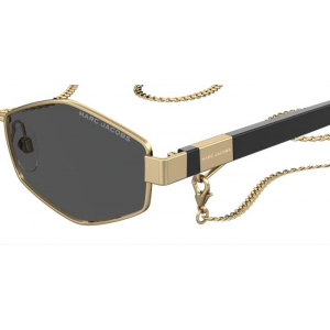 MARC JACOBS Γυναικεία μεταλλικά χρυσά Πολυγωνικά 496/S Γυαλιά ηλίου