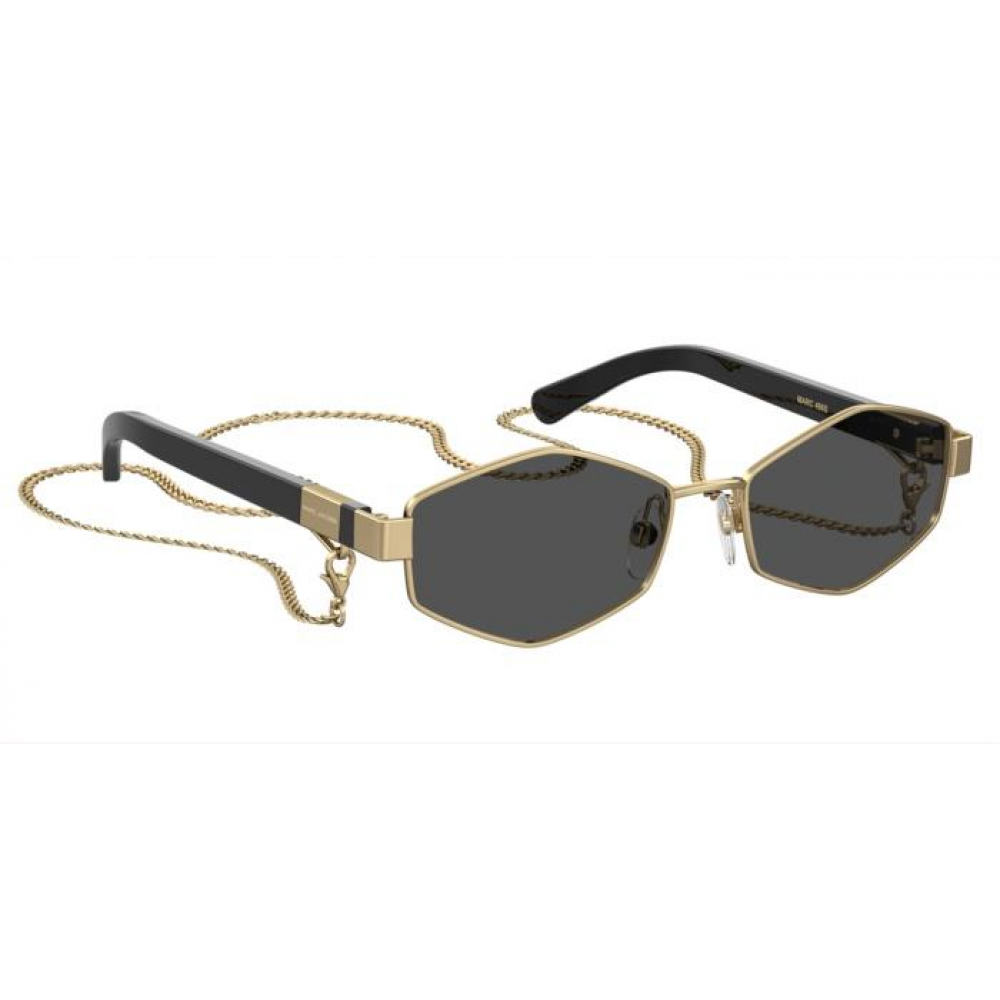 MARC JACOBS Γυναικεία μεταλλικά χρυσά Πολυγωνικά 496/S Γυαλιά ηλίου