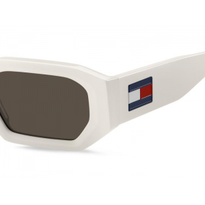 Tommy Jeans Unisex Γυαλιά ηλίου ορθογώνια άσπρα TJ 0099/S Γυαλιά ηλίου